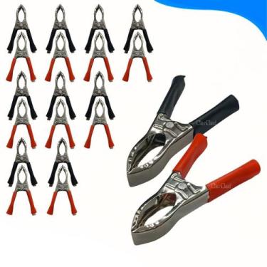 Imagem de Kit 5 Pares Mini Garra Jacare Jacarezinho 30 Amp 6cm Preto - CARDAD