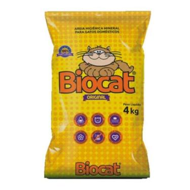 Imagem de KIT Areia Higiênica para Gatos BioCat Original 2 X 4 Kg