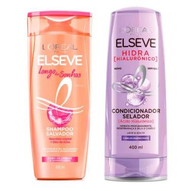 Imagem de Kit Shampoo L'Oréal Paris Elseve Longo dos Sonhos 400ml e Condicionado