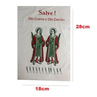 Imagem de Kit 700 Saquinhos de Plástico Festa Cosme e Damião 18x28 - Lynx produç