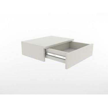 Imagem de MESA CABECEIRA MDF 30cm COM GAVETA TELESCÓPICA C1G30 - FJ DECOR