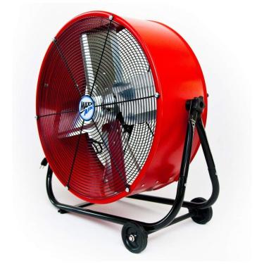 Imagem de Ventilador de Piso Industrial, 2 Velocidades, 61cm, 110V 86W, MAXX AIR BF24TFREDUPS, Vermelho