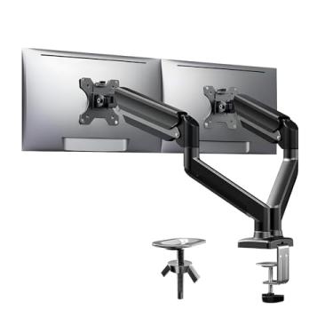 Imagem de Suporte Articulado de Mesa para 2 Monitores, Adequado para Telas de 17-27 Polegadas, Su...