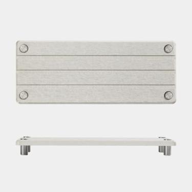 Imagem de Razborci 2 unidades de bandeja de pedra de diatomita com absorção de água de secagem rápida para balcão de cozinha e banheiro - organizador de pia de secagem instantânea - Suporte de maquiagem para