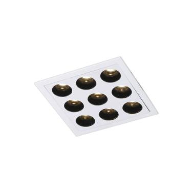 Imagem de 4 Spots de Embutir Nordecor Powerus LED 18W Bivolt Branco 3000K Luz Am