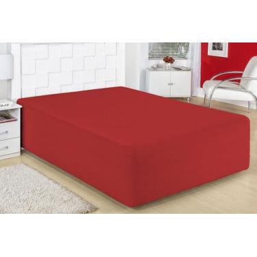 Imagem de Capa luva para cama box casal - malha gel - BORGON, TABACO