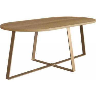 Imagem de Mesa de Centro Retangular Artesano 90 cm (largura) em MDP Hanover Estr