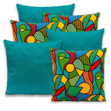 Imagem de Kit 6 Capas de Almofada 40x40cm Zíper Gorgurinho - Bem Me Quer Enxovai
