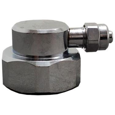 Imagem de Cotovelo sem regulagem 3/4 BSP X 5/16 E com Porca Cromada - Lemarc