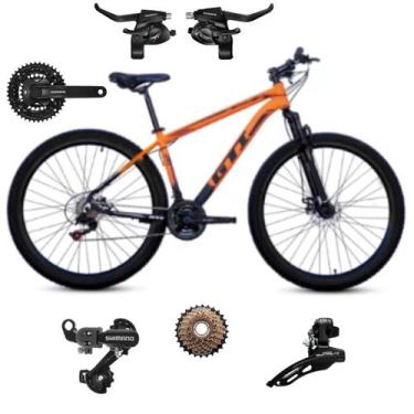 Imagem de Bicicleta 29 Mtb Gti Roma 21v Disco Mecânico Transmissão Shimano Suspe