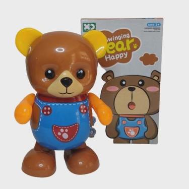 Imagem de Ursinho Brinquedo Dançante Musical Anda Dança Mexe c/ Luz E Som - Toys