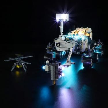 Imagem de GEAMENT LED Light Kit Compatible with Lego NASA Mars Rover Perseverance - Lighting Set for Technic 42158 (Model Set Not Included)