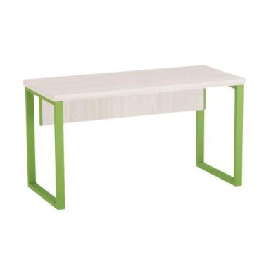 Imagem de Mesa Auxiliar Tubolar PE 40 Pandin 90 Cm Casablanca e Verde