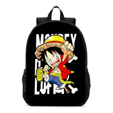 Imagem de Mochila Escolar Infanto Juvenil Anime Mangá Monkey DLuffy  Novidade Ge