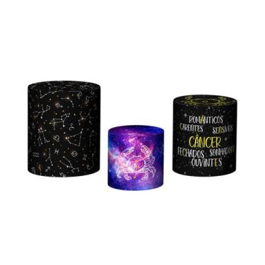 Imagem de Trio De Capa Cilindro - Signo do Zodíaco Câncer 016 - Via Cores