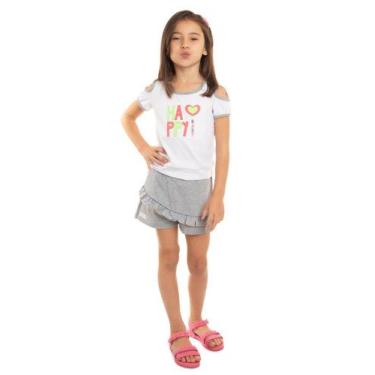 Imagem de Conjunto Happy - VD Kids, Branco, 08