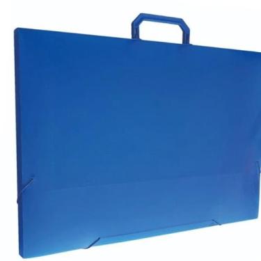 Imagem de Pasta Maleta A3 com Alça e Elástico 1052 - ACP, Azul