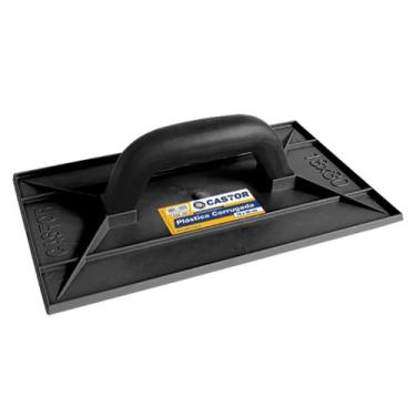 Imagem de Desempenadeira plástica pvc corrugada cód 121 castor 18x30cm plástico 