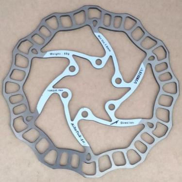 Imagem de Rotor / Disco Freio Ashima Aro08 140mm Branco Mtb Speed 68g