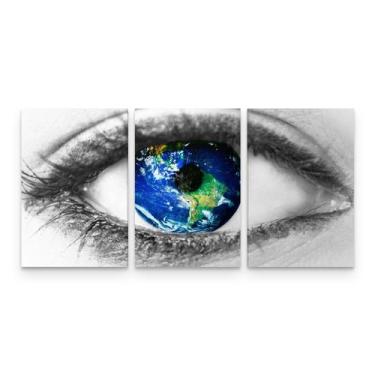 Imagem de Quadro Consultório Médico Oftalmologia Olho Mundo -  Wall Frame