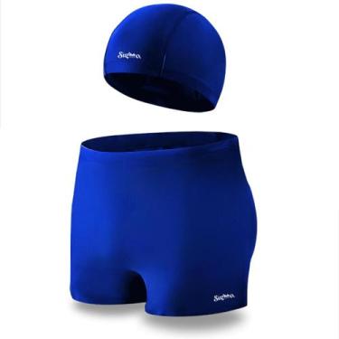 Imagem de Kit Sunga e Touquinha De Tecido Masculina Adulta. - SIGMA, Preto, Mari