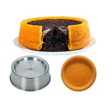 Imagem de Tabuleiro Assadeira  Redonda Forma Ballerine Fondue Vulcão Piscina Poo