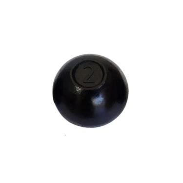 Imagem de Bola de Arremesso Ferro Fundido Treinamento Funcional 2Kg - ANILHAS FI