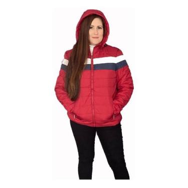 Imagem de Jaqueta Bia Feminina De Frio Quentinha Forrada Pelinho Capuz - BREEZA 