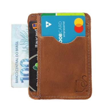 Imagem de Carteira masculina porta cartao em couro legitimo - ROMORO, Whisk