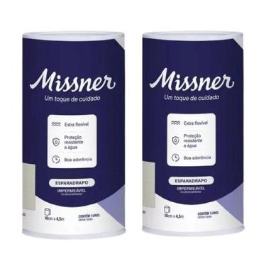 Imagem de Kit 2 Esparadrapo Impermeável Branco Missner