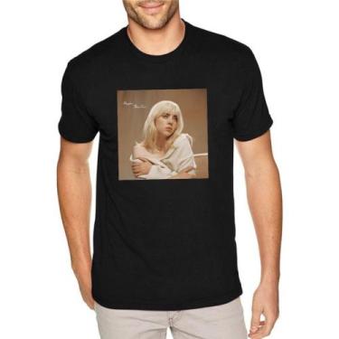 Imagem de Camiseta Masculina Billie Eilish Show 2023 - 100% Algodão - SEMPRENALU