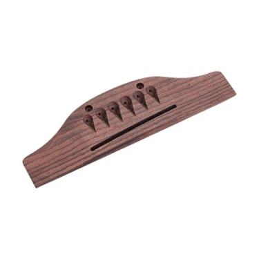 Imagem de harayaa Violão Acústico Ponte de Madeira Violão de Madeira Porca de Sela com Fenda para Violão Folk