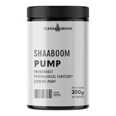 Imagem de Preworkout SHABOOM PUMP 200g 40 Treinos CLEAN BRAND - CLEANBRAND, Limã