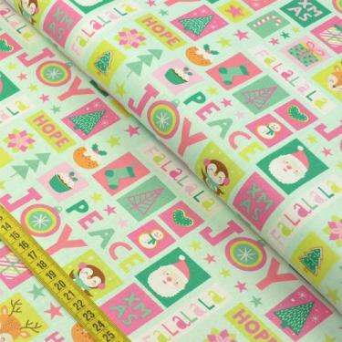 Imagem de Tecido Estampado para Patchwork -  Candy Christmas 09 (0,50x1,40) - Fa