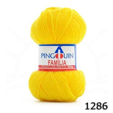 Imagem de Lã Família 40g - Pingouin, 1286 AMARELO PLUS