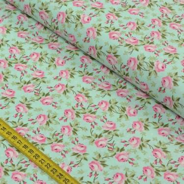 Imagem de Tecido Estampado para Patchwork - Fadas: Floral Tiffany (0,50x1,50) - 
