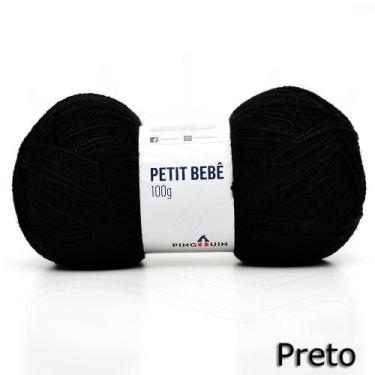 Imagem de Fio Petit Bebê 100g - Pingouin, 100 PRETO