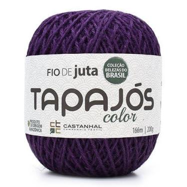 Imagem de Fio de Juta Colorido Tapajós 200g - 166 Metros - Castanhal, ROXO