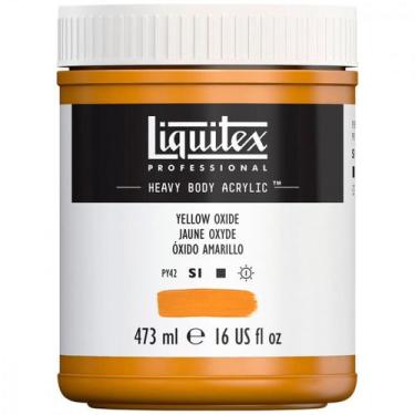Imagem de Tinta Acrílica 416 Yellow Oxide Heavy Body 473ml Liquitex