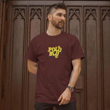 Imagem de Camiseta Masculina Casual Polo Blu Estampada em Algodão do P ao G1, Bo