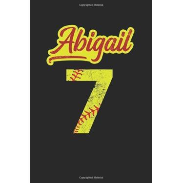 Imagem de Abigail 7: Softball Grid/Graph Paper Notebook for Catcher/Pitcher Girls Training Journal at Sports, High School, College, University