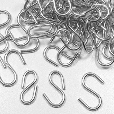 Imagem de Conectores de gancho S 95 de 2,5 cm feitos nos EUA chaveiro e iscas de pesca, conjunto de joias e chaveiros