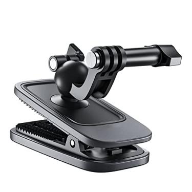 Imagem de Suporte de alça de mochila de liberação rápida Suporte de braçadeira de rotação de 360° para acessórios de câmera de ação Go-Pro Hero 11 10 9 8 7 6 5