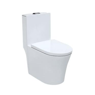 Imagem de Vaso Sanitário Monobloco Assento Soft Close Adm854 Adamas Branco