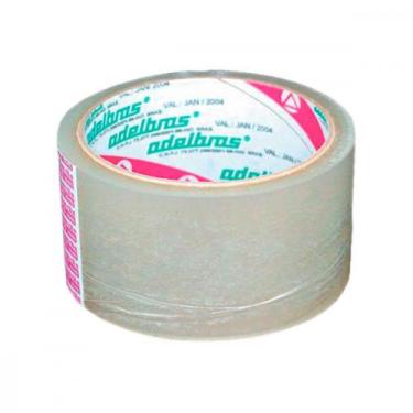 Imagem de Fita Adesiva P/Embalagem Transp.Adelbras 48X100 - Kit C/4 RL