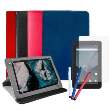 Imagem de Capa Suporte + Película + Caneta p/ Tablet M7s Go M7 WIFI 7 polegadas 