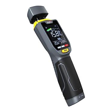 Imagem de NDI Scanner de medidor de umidade 7 em 1 tipo pino e não invasivo para parede seca/placa de cimento/madeira macia/madeira dura até 1,9 cm de profundidade