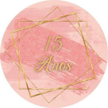 Imagem de Painel Redondo C/ Elástico 1,50m 15 Anos - Fadrix