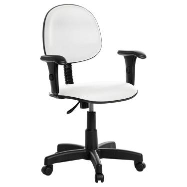 Imagem de Cadeira De Escritório Executiva Com Braço Rv Cor Branco