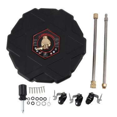 Imagem de 13NIN PRESSURA Arruela LIMITOR, 2500PSI, Anexos de Arruela de Potência Com 3 Rodas 2 Varinhas de Extensão de Aço Inoxidável, Limpador de Piso Duro para o Pátio do Deck de